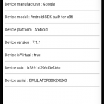 Getting device information using cordova !